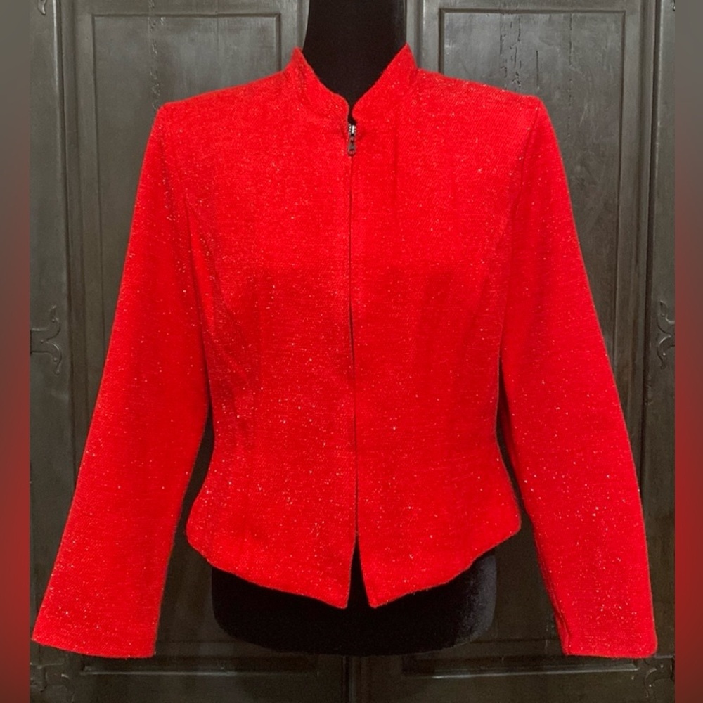Halmode Petites vintage red Tailored jacket. MP
